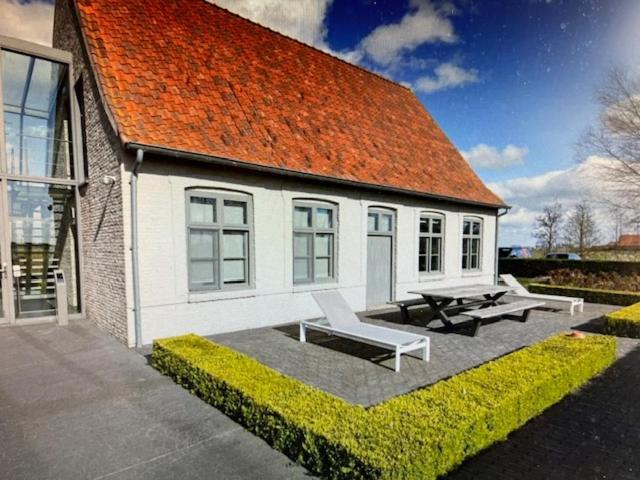 Schravenhoek Met Indoorzwembad En Sauna Veurne Esterno foto